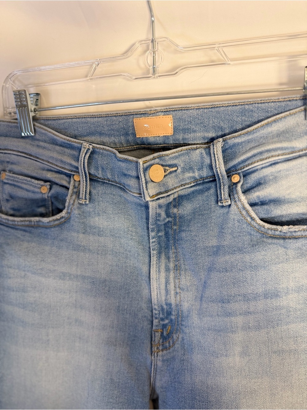 Mother The Insider Crop Step Fray Jeans in Limited Edition, size 32. - Picture 5 of 12